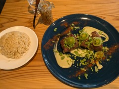 ＮＺ産ラムとパクチー フレッシュグリーントマトソース