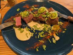 ＮＺ産ラムとパクチー フレッシュグリーントマトソース