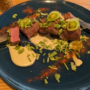 ＮＺ産ラムとパクチー フレッシュグリーントマトソース