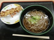 かけそばとちくわ天
