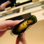 ホタテの磯部焼き