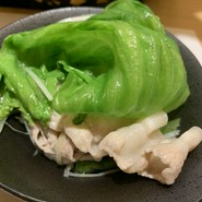 豚しゃぶ　せいろ蒸し　豚匠　なんば邸