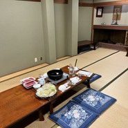 ゆったり座れる個室