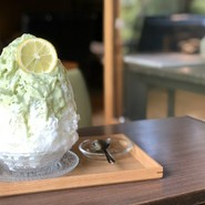 アボカド&クリームチーズ　かき氷
