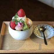 桜のパフェ