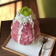 ぶどうのかき氷