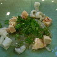 カワハギ（塩とごま油で）