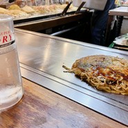 お好み焼き　そば入り