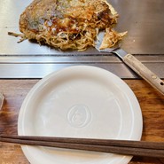 お好み焼き　そば入り