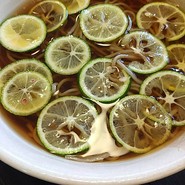 美しい味。冷や掛け蕎麦