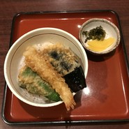 セットのミニ天丼