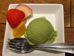 コースのデザート