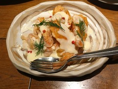 コースの海老マヨ