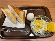 モーニングセット　ベーコンポテト