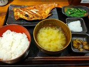 あかうお干物定食・インゲン胡麻和え