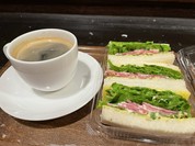 パストラミビーフのサンドウィッチセット