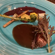 源氏牛ヒレ肉のグリル、ポルトソース