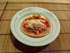 冬には蟹も楽しめます。味も鮮度も格別です。