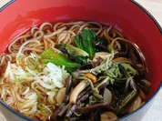 山菜そば。八ヶ岳なんろく食堂