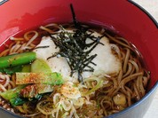 とろろそば。八ヶ岳なんろく食堂