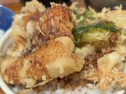 ミニ穴子天丼の大盛り！