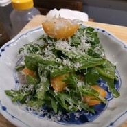 金柑と春菊サラダ