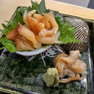 赤貝　お刺身