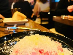 ふわふわ生ハムとふわふわチーズ