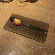 赤ピーマンのムースとトマトのクーリ