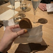 フォアグラのクリスピーサンド