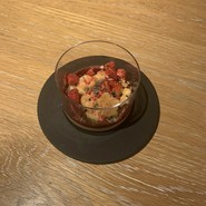 イチゴとクリームチーズのヴェリーヌ