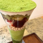 RIQ宇治抹茶パフェ