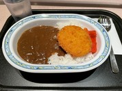 タイムサービス　コロッケカレー