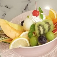 3周年記念フルーツパフェ