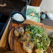 サワラの天ぷらランチ