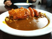 ココイチのパリパリチキンカレー＋ウインナー2本