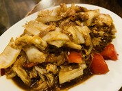 海老と卵の春雨炒め