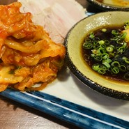 蒸し豚　キムチトッピング