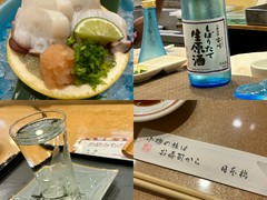 タコポン酢仕立て、小樽の地酒